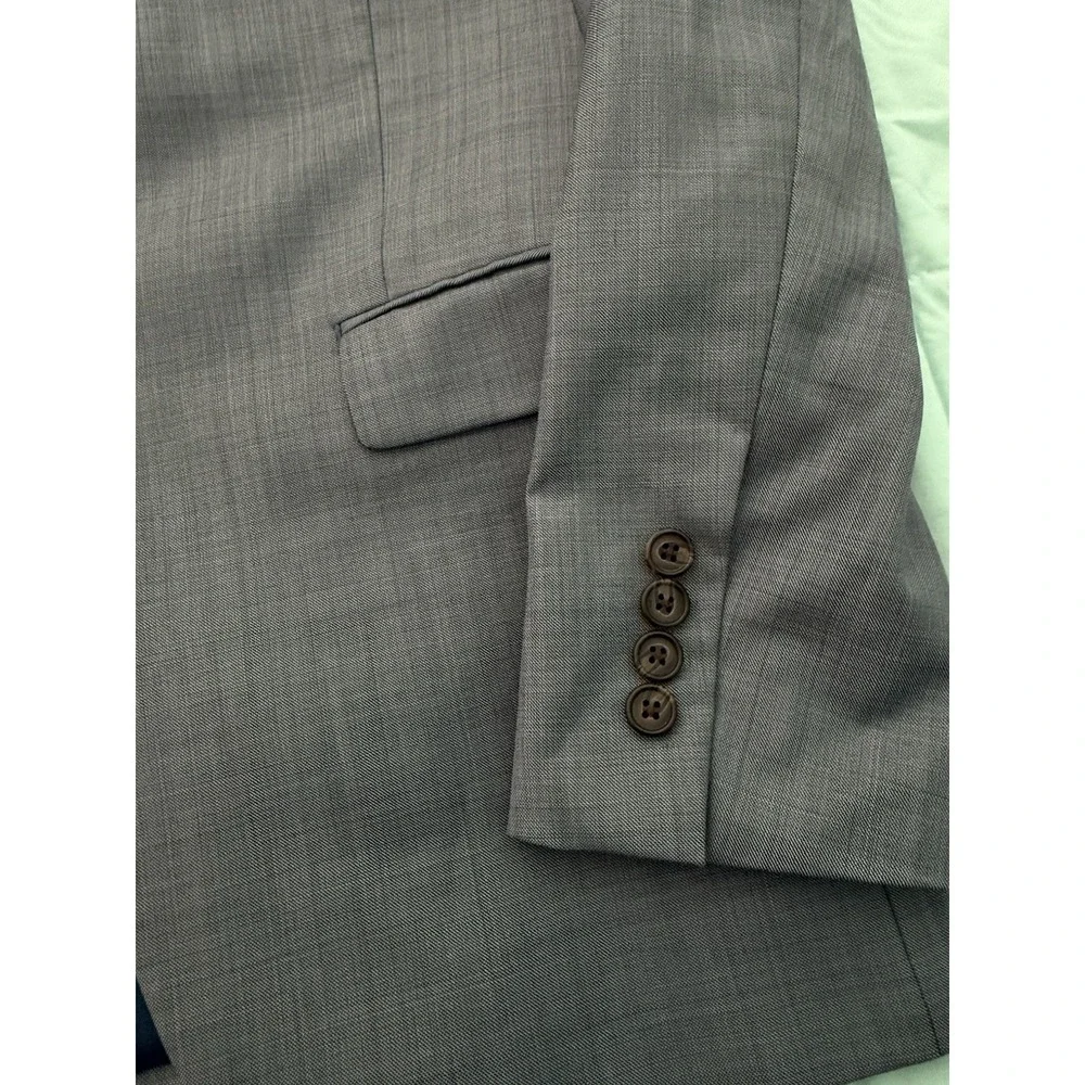 Ralph Lauren Vintage Wool Blue Gray Blazer Jacket Ivy League Heritage 38R Canada